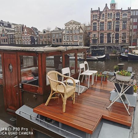 Waterloo Square River Vieuw Houseboat Amsterdam Exterior foto