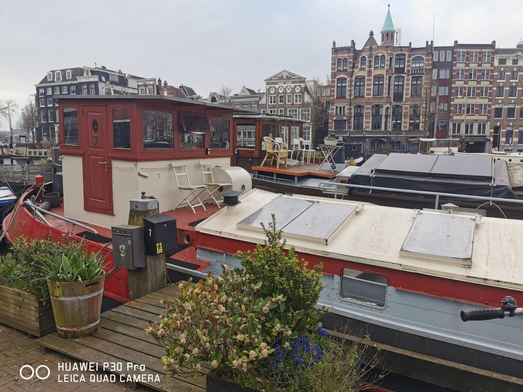 Waterloo Square River Vieuw Houseboat Amsterdam Exterior foto