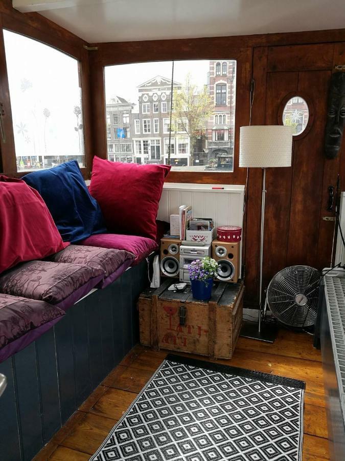 Waterloo Square River Vieuw Houseboat Amsterdam Exterior foto