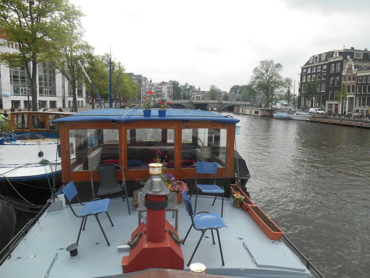 Waterloo Square River Vieuw Houseboat Amsterdam Exterior foto