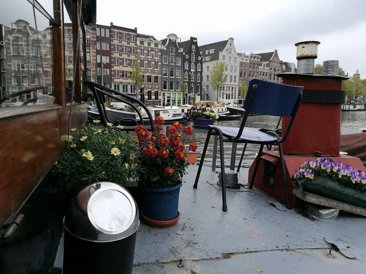 Waterloo Square River Vieuw Houseboat Amsterdam Exterior foto
